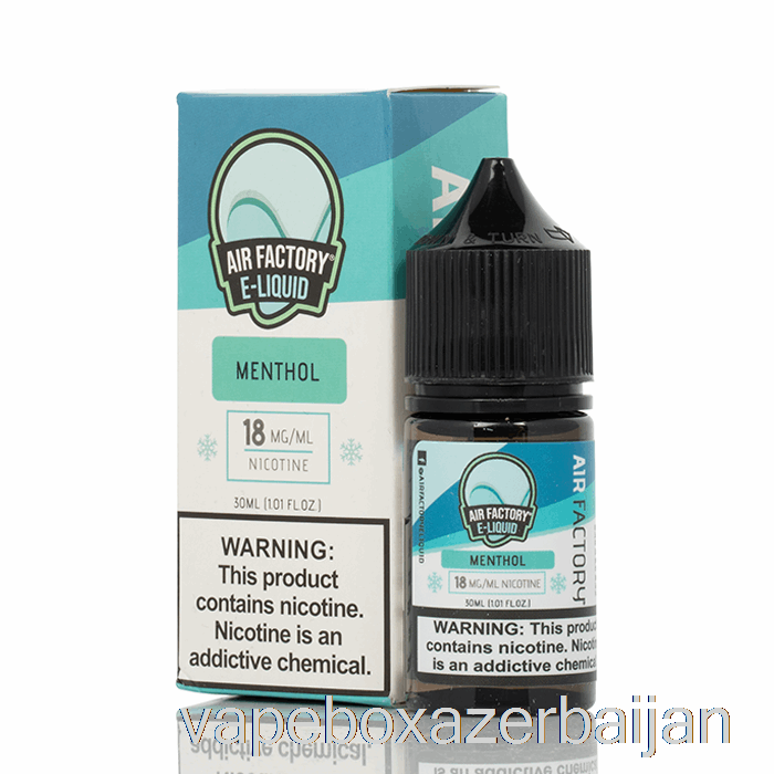 Vape Smoke Menthol - Air Factory SALTS - 30mL 36mg